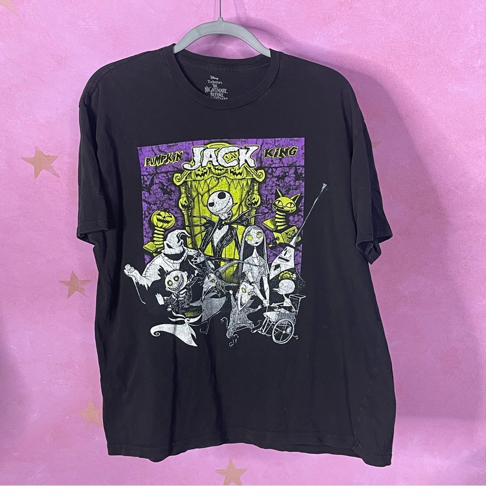 Hot Topic The Nightmare Before Christmas Pumpkin King Jack Tshirt Cotton Size XL